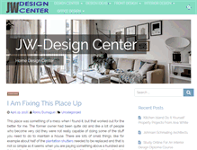 Tablet Screenshot of jwdesigncenter.com